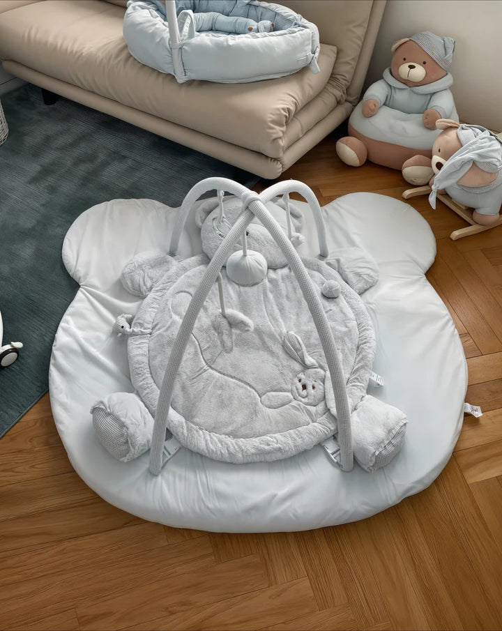 Bear playmat - blue