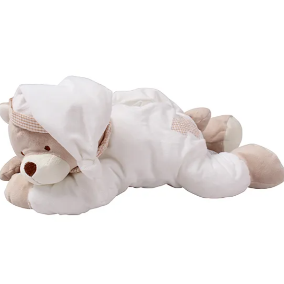 Bear tissue holder - beige