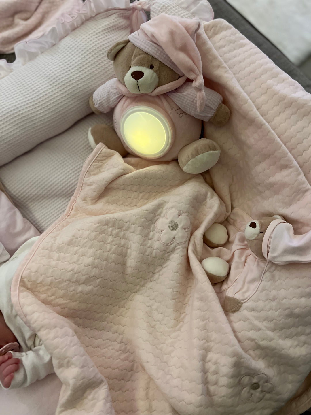 Bear night light - beige