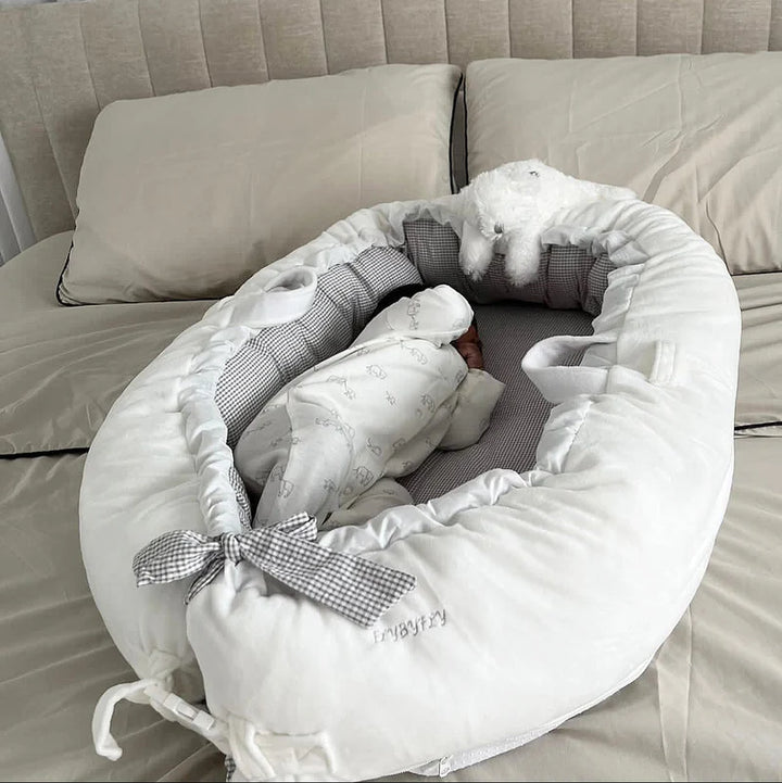 Premium Multifunction Baby Nest  - White