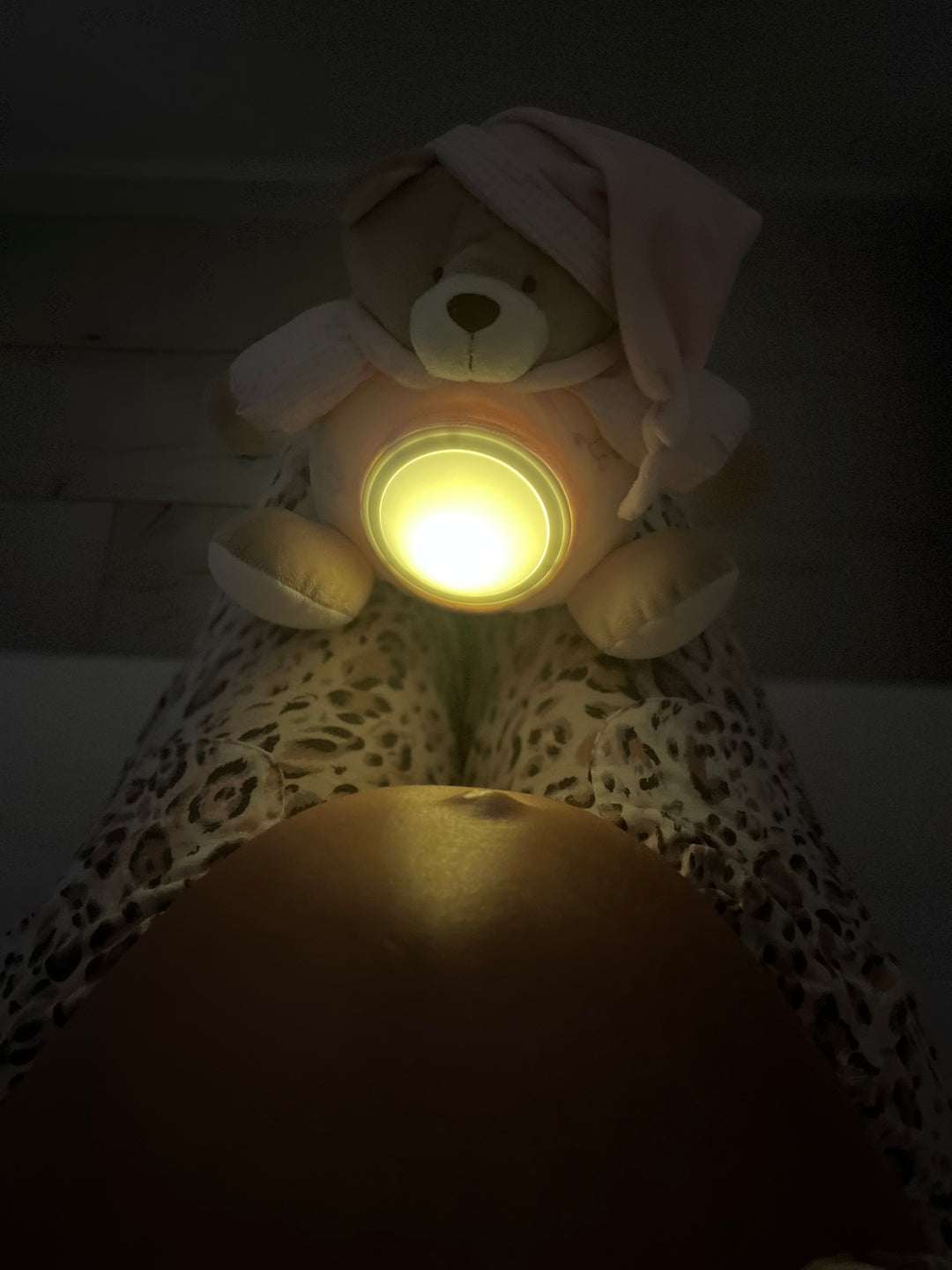 Bear night light - beige