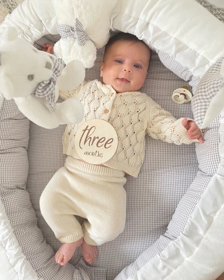 Premium Multifunction Baby Nest  - White