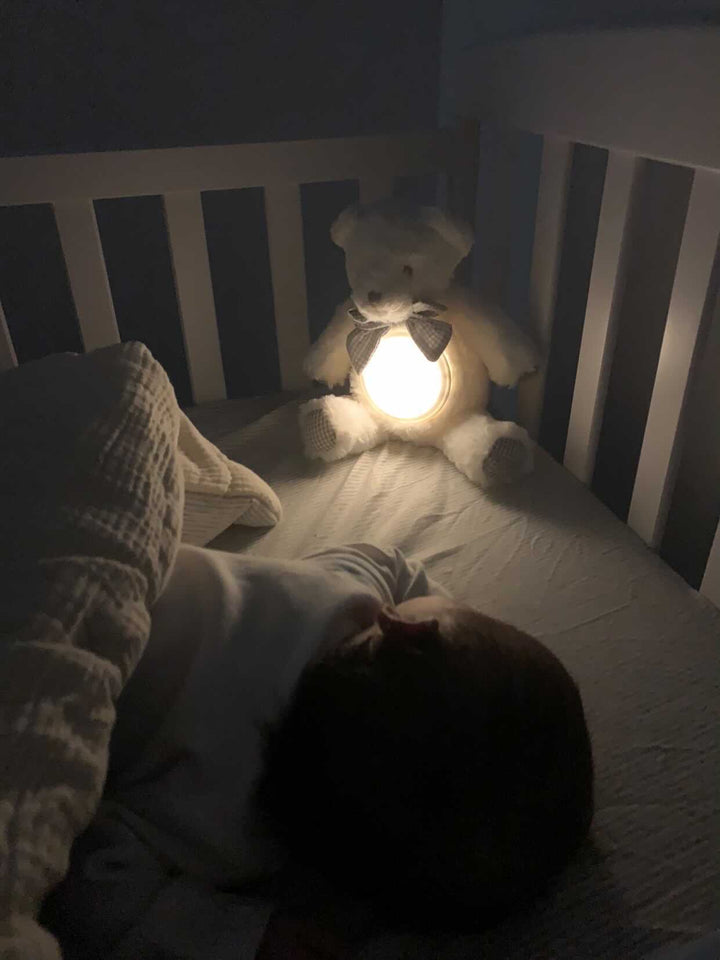 Bear night light - blue