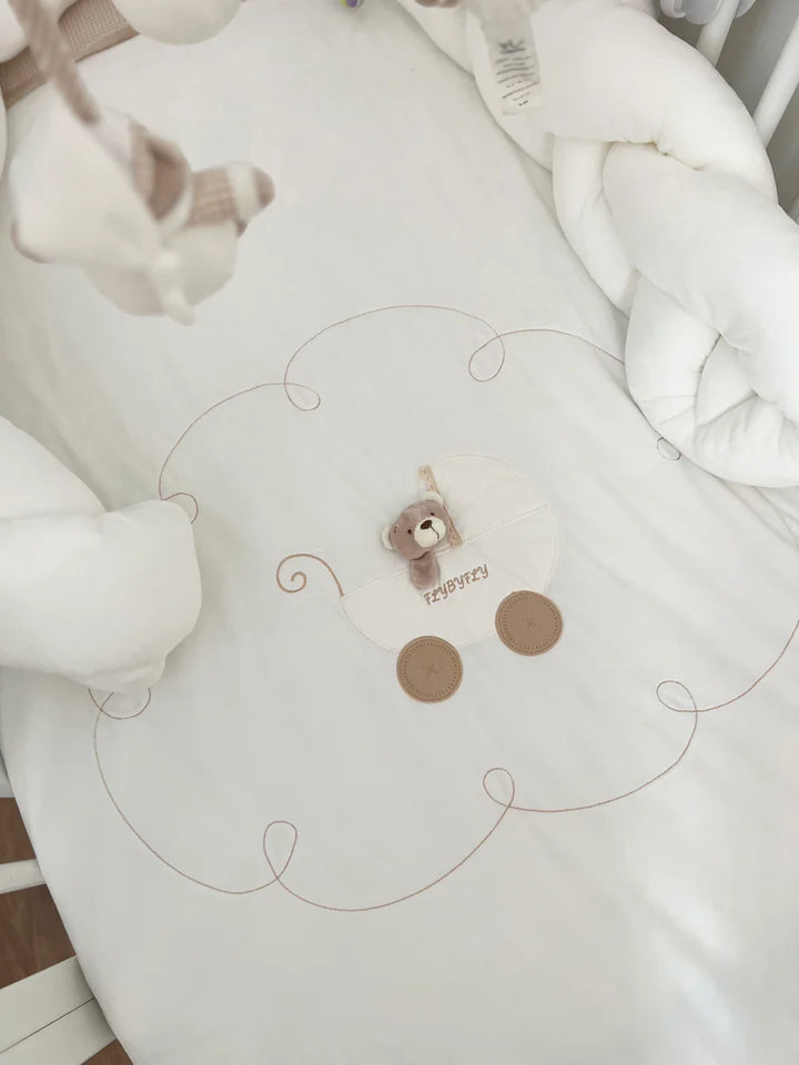 baby duvet for ages 0-6 years - beige