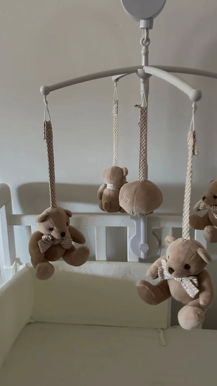 Bears nursery mobile - POPO brown