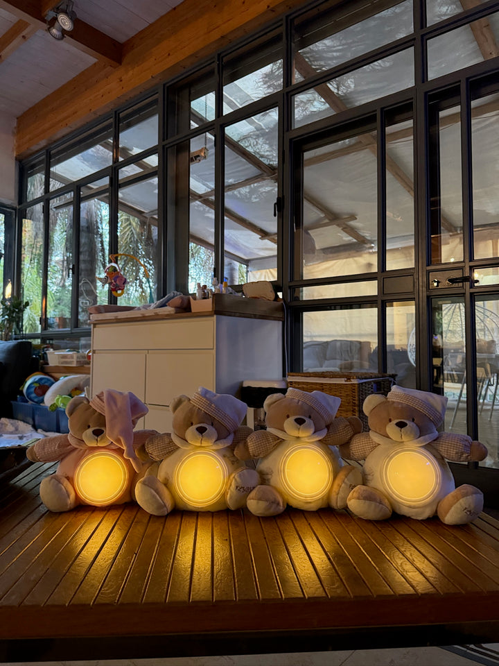 Bear night light - blue