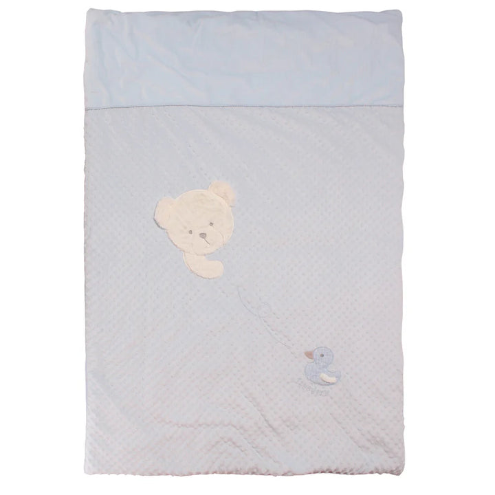 Bubble Quilt & Cover - blue