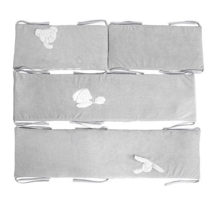 Bedding set for a baby bed / convertible bed - gray