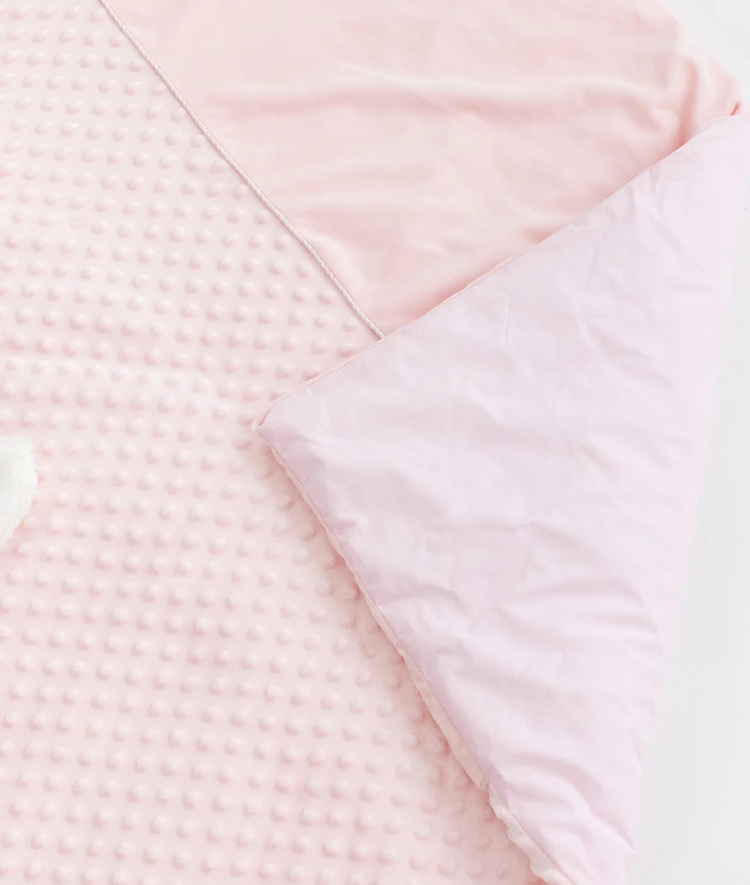 bubble quilt & cover - pink