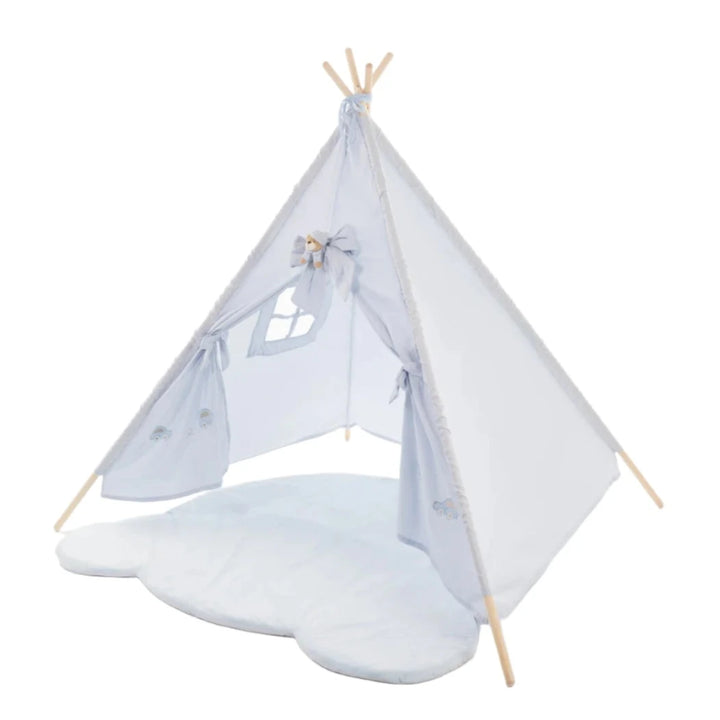 teepee tent - blue