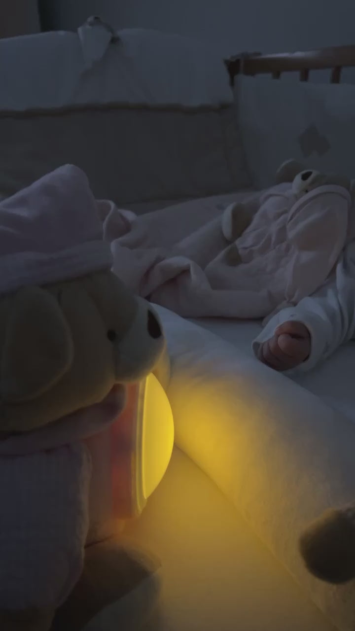 Bear night light - beige