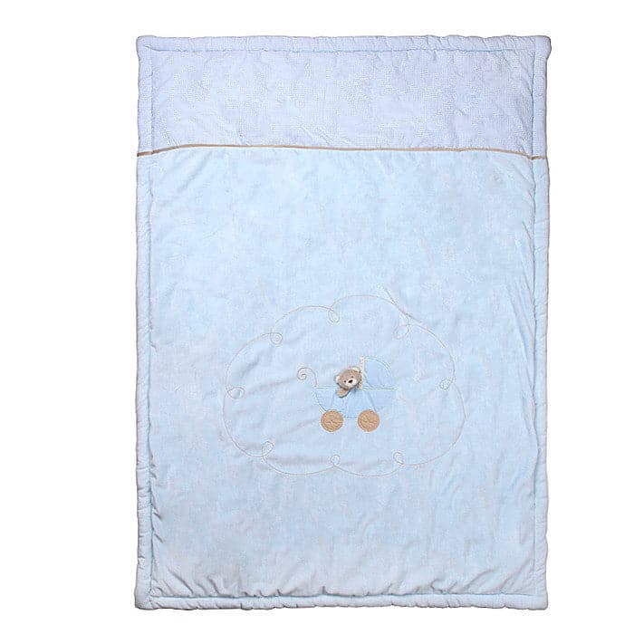 baby duvet for ages 0-6 years - blue