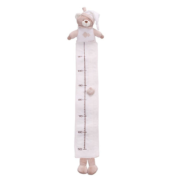 Teddy bear growth meter - beige