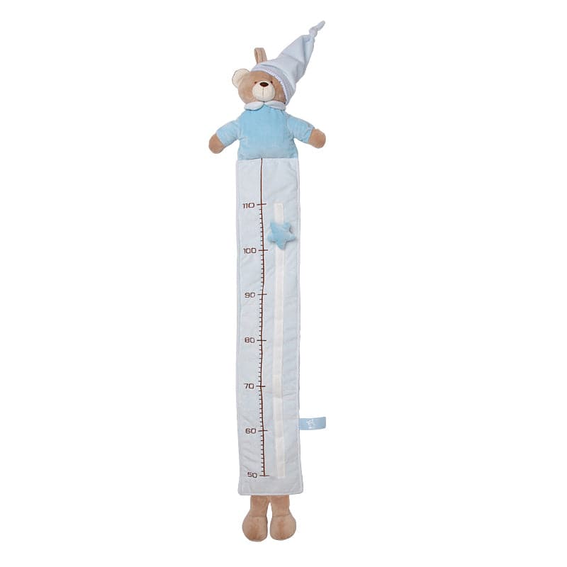 Teddy bear growth meter - blue