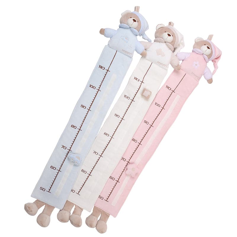 Teddy bear growth meter - beige