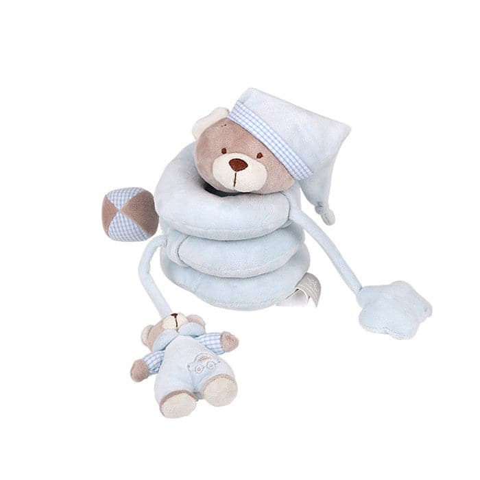 Bed roll bear - blue