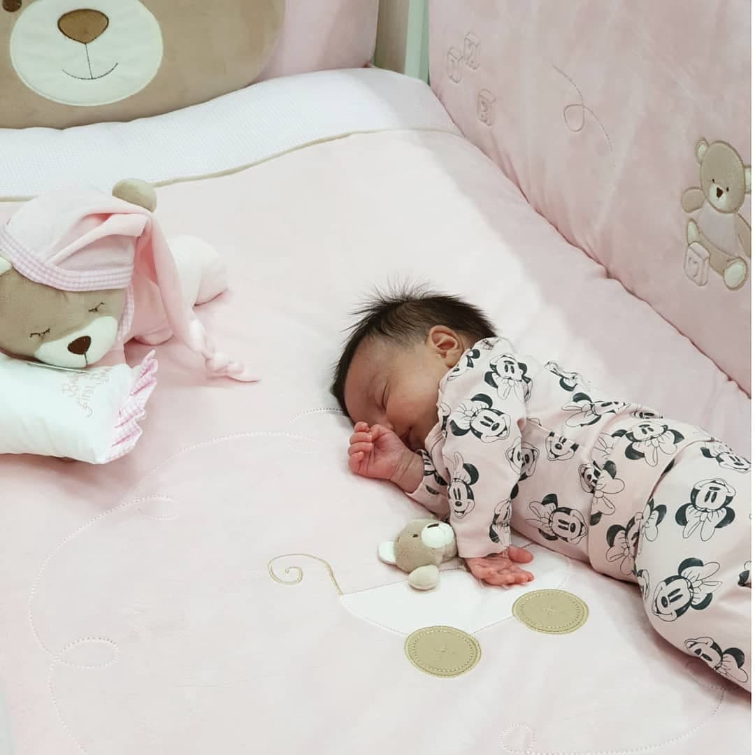 baby duvet for ages 0-6 years - pink