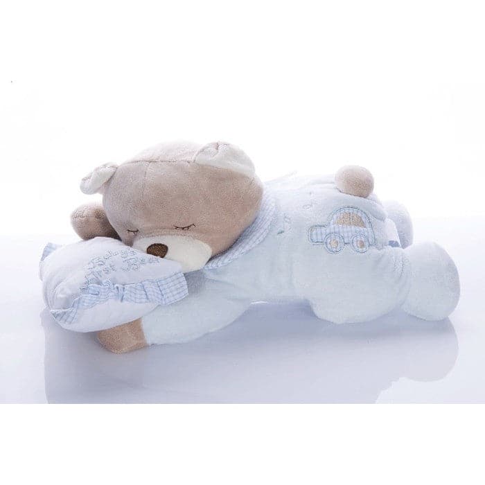 Sleeping teddy bear - blue