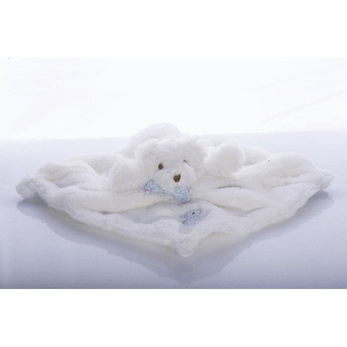 Teddy bear snuggler blanket - blue