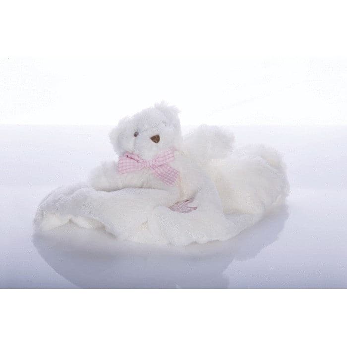 Teddy bear snuggler blanket - pink