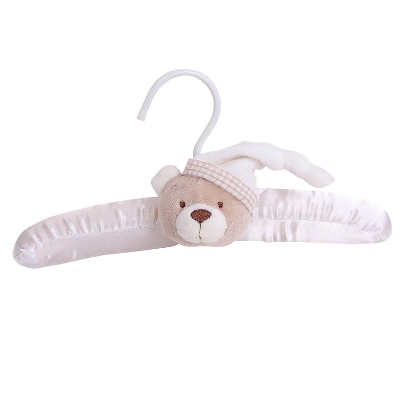 Pack of teddy bear jumpsuit & hanger - beige