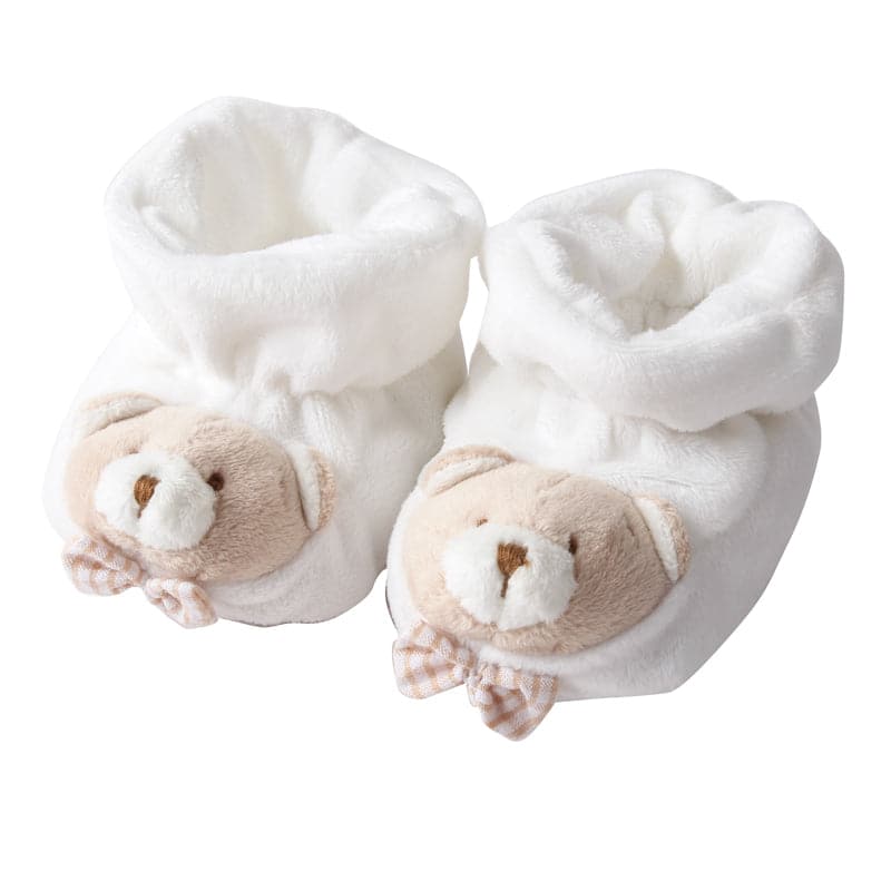 Warm baby shoes - beige