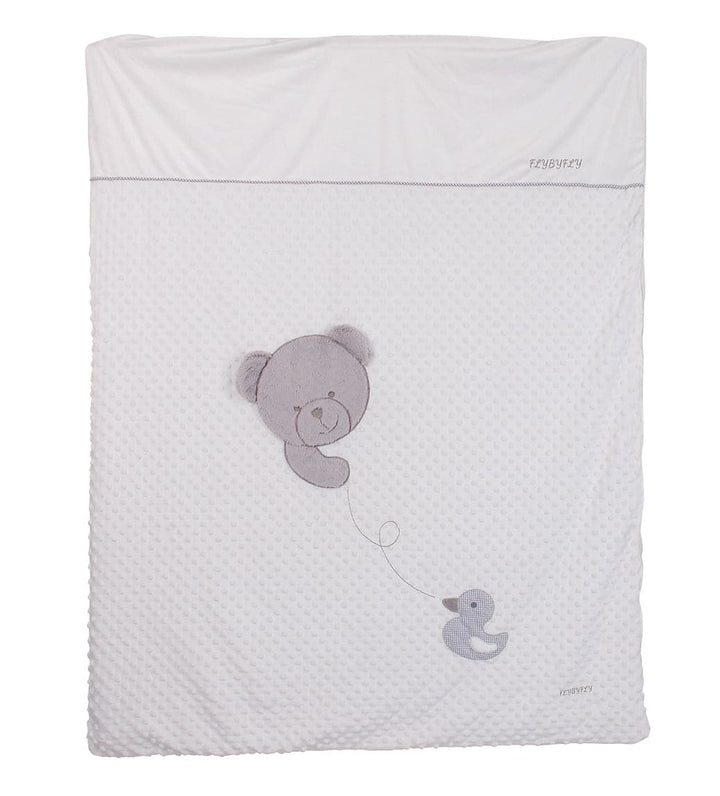 Bubble Quilt & Cover - white