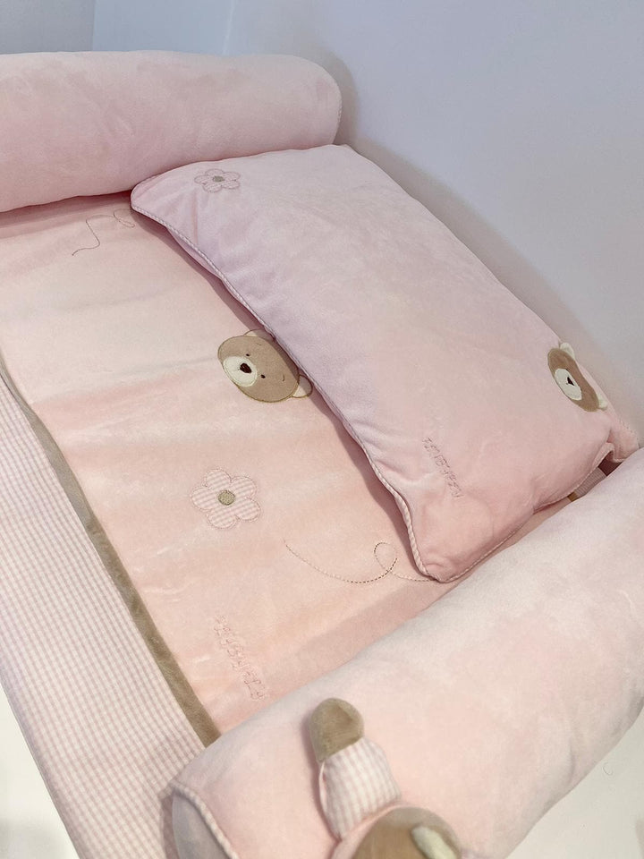 Changing mat & protector - pink