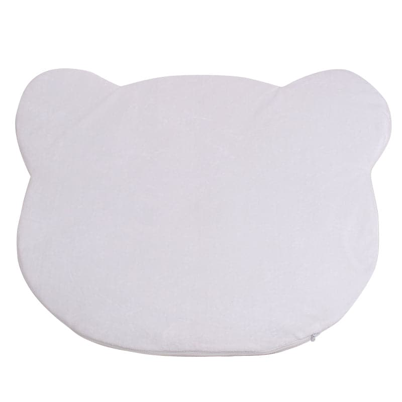 Bear plush floor mat - white