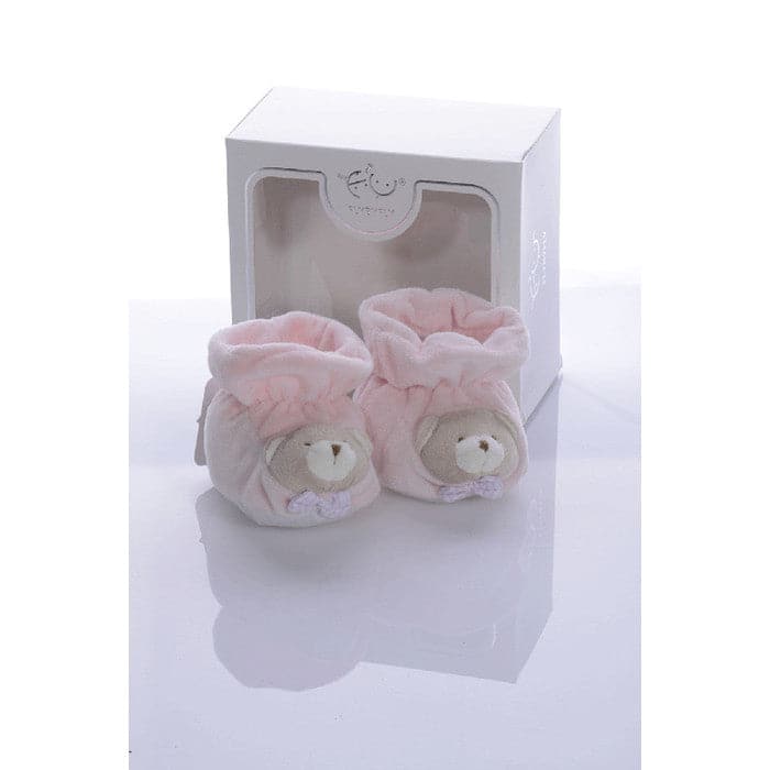 Warm baby shoes - pink