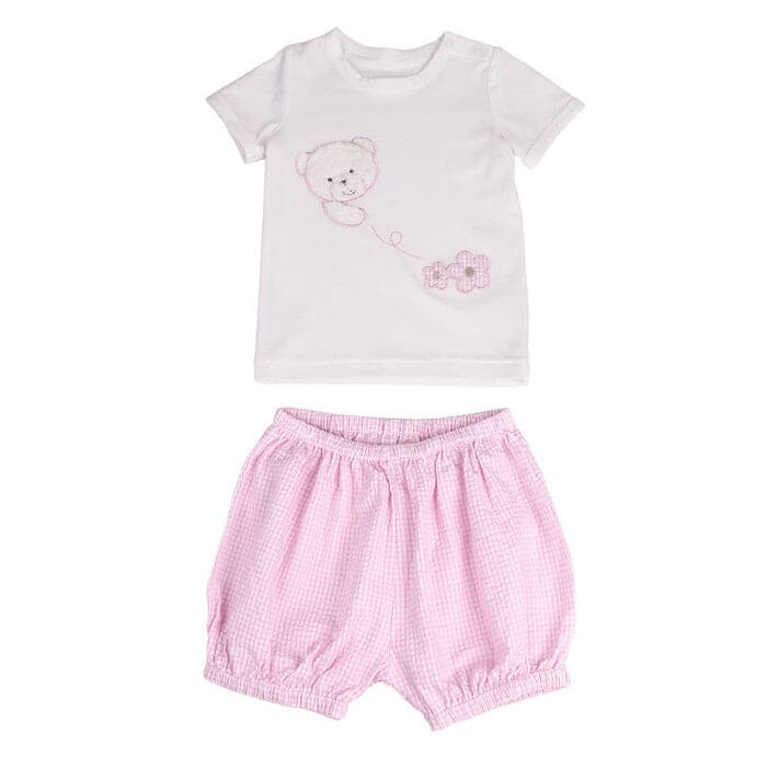 Summer teddy bear set - pink