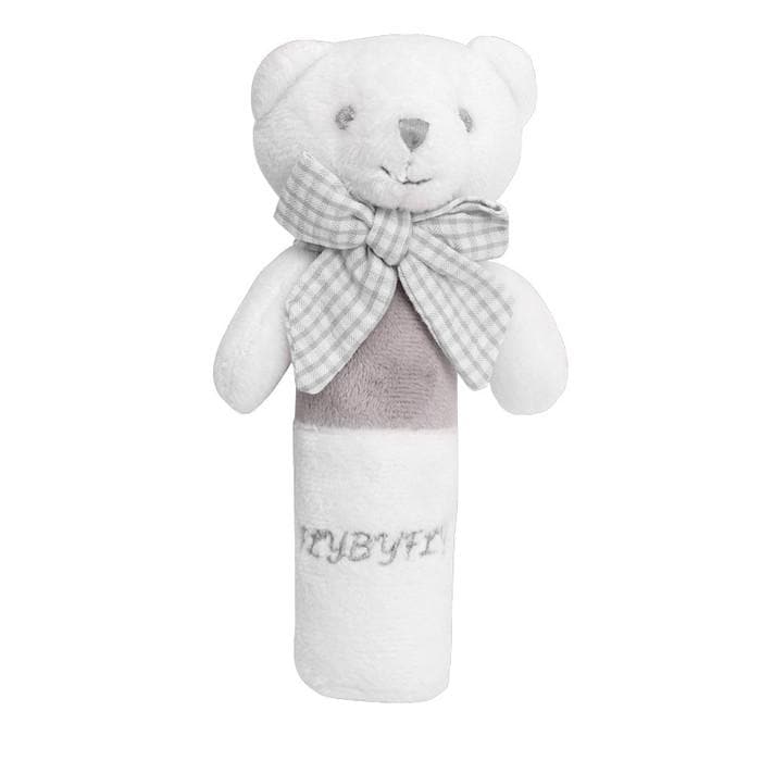Squeaking rattle - teddy bear – Flybyfly us