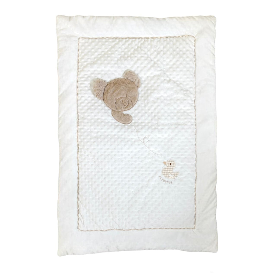 Duvet for crib - bubble beige