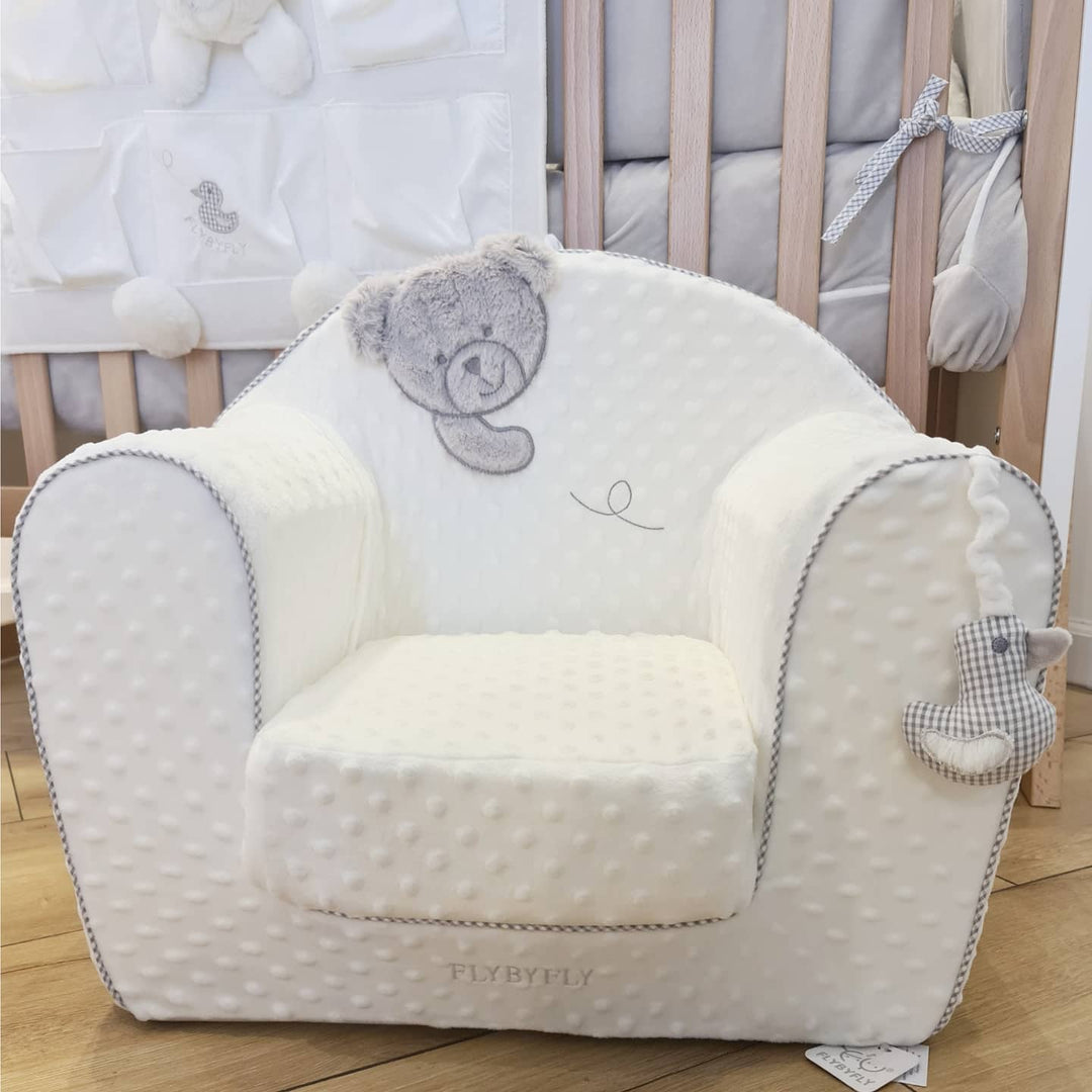 children's sofa - bubble white